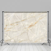 Lofaris Classic Marble Beige Abstract Photo Backdrop